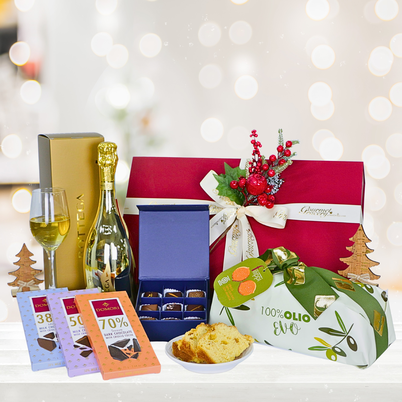 Domori Chocolate Classico Christmas Hamper – Gourmet Grocery OurChoice ...