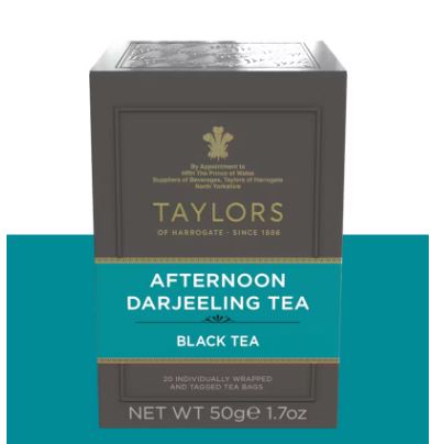 Taylors of Harrogate Afternoon Darjeeling Tea Bag 20 Sachets
