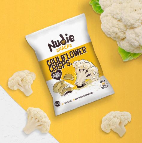 Cauliflower Crisps - Cheese and Caramelised Onion 22gms