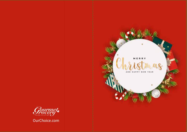 ADD ON EMPTY Christmas Gift Cards