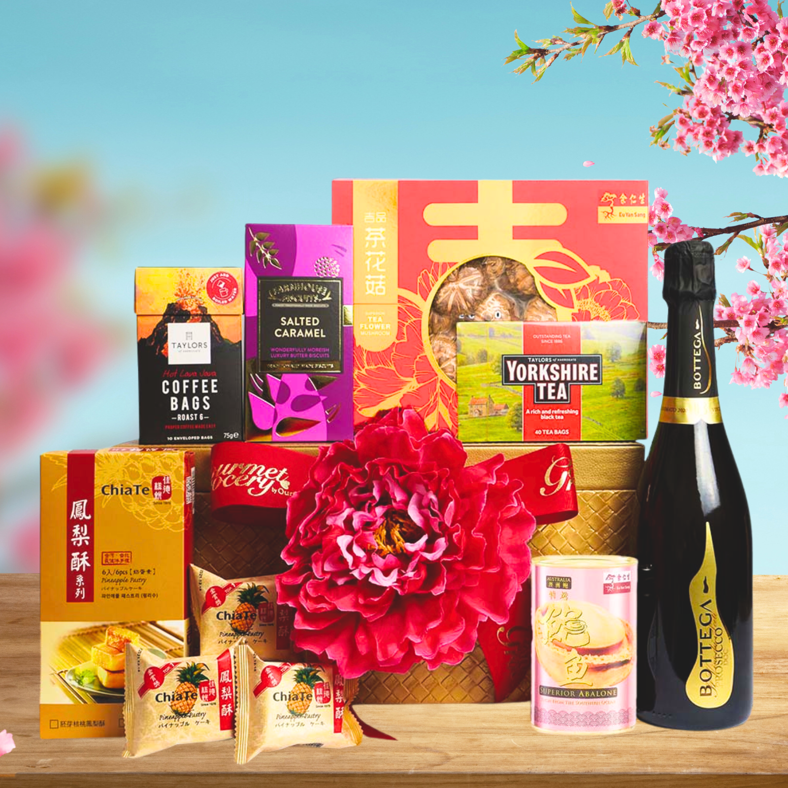 CNY Festive Joy Hamper (GG06) – Gourmet Grocery OurChoice for Food & Gifts