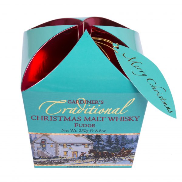 Christmas Malt Whisky Fudge Carton 250g