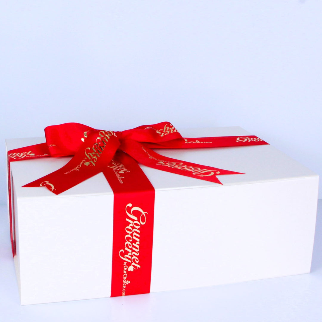 White Gift Box with Ribbon