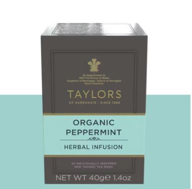 Taylors of Harrogate Organic Peppermint Tea Bag 20 Sachets