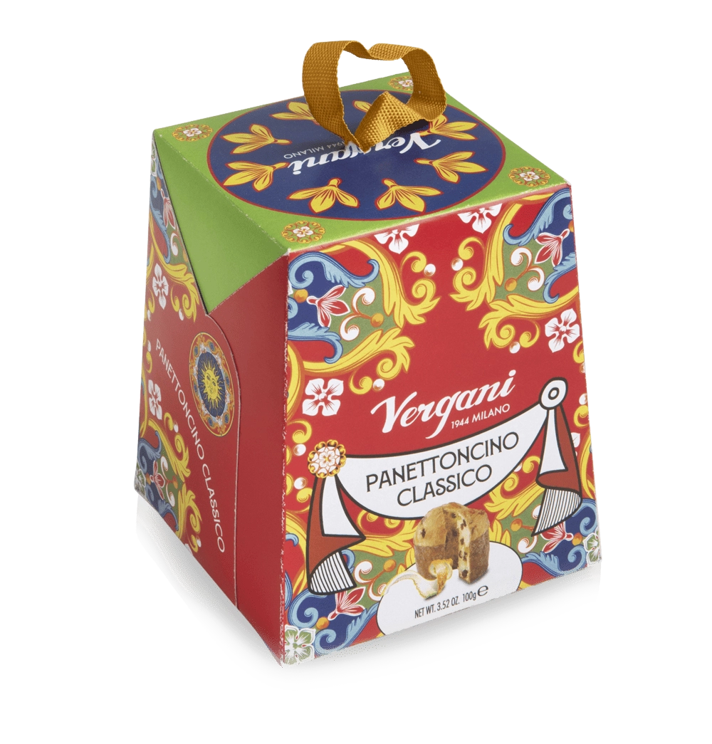 Vergani The Classic Panettone in Box RED 100g