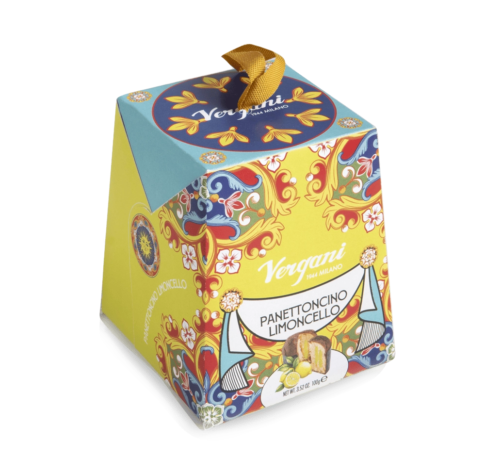 Vergani Limoncello Panettone in Box YELLOW 100g