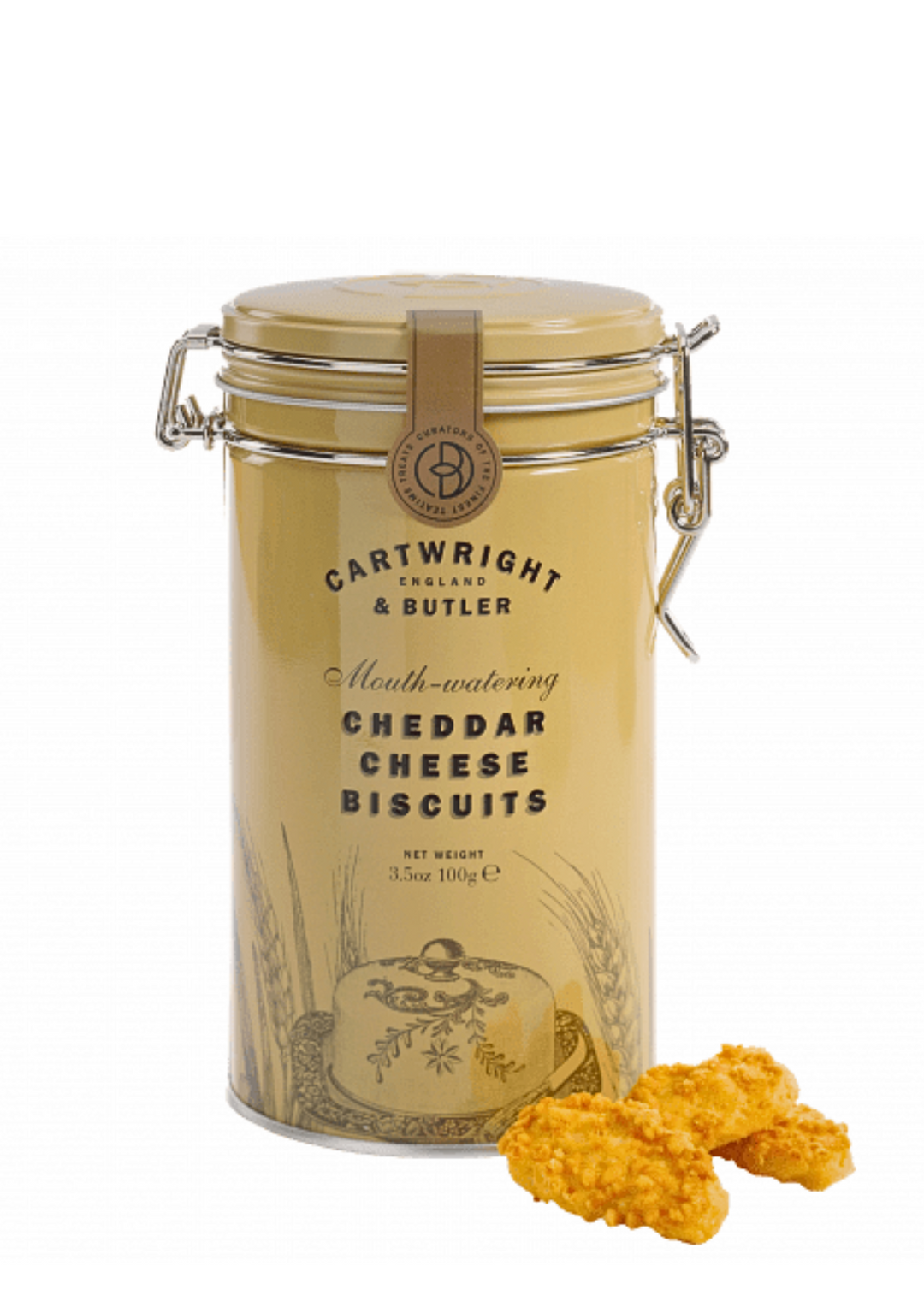 Cartwright & Butler Cheddar Cheese Biscuits in Tin 100G