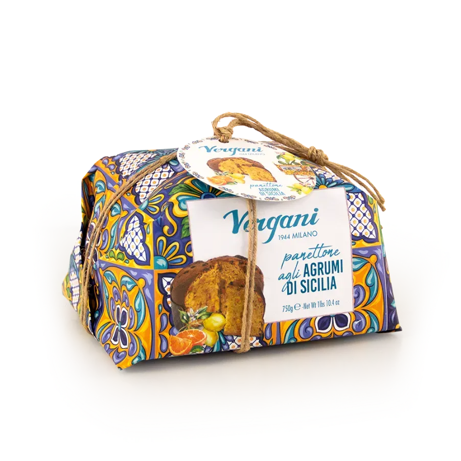 Vergani Sicily Trip Citrus Fruit Panettone 750g