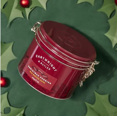 C&B Christmas Pudding with Marzipan Centre 454g