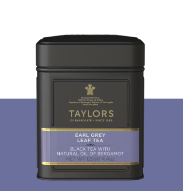 Taylors of Harrogate Earl Grey Tea in Caddy 125g