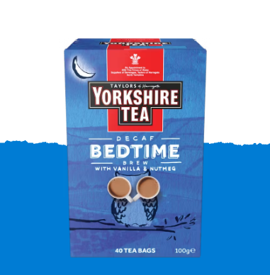 Yorkshire Bedtime (Decaf) Brew 40 Tea Bags