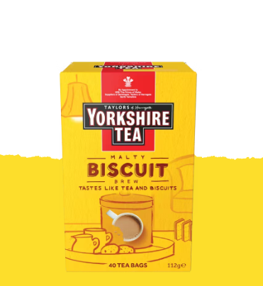 【期間限定】Yorkshire Tea 600袋　ヨークシャーティー　大容量 Taylors of Harrogate Yorkshire Biscuit Brew 40 Tea Bags