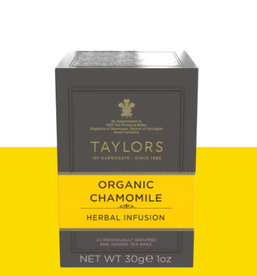 Taylors of Harrogate Organic Chamomile Tea Bags 20 Sachets