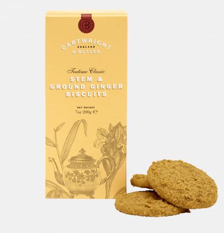 Cartwright and Butler Stem & Ground Ginger Biscuits in carton 200g