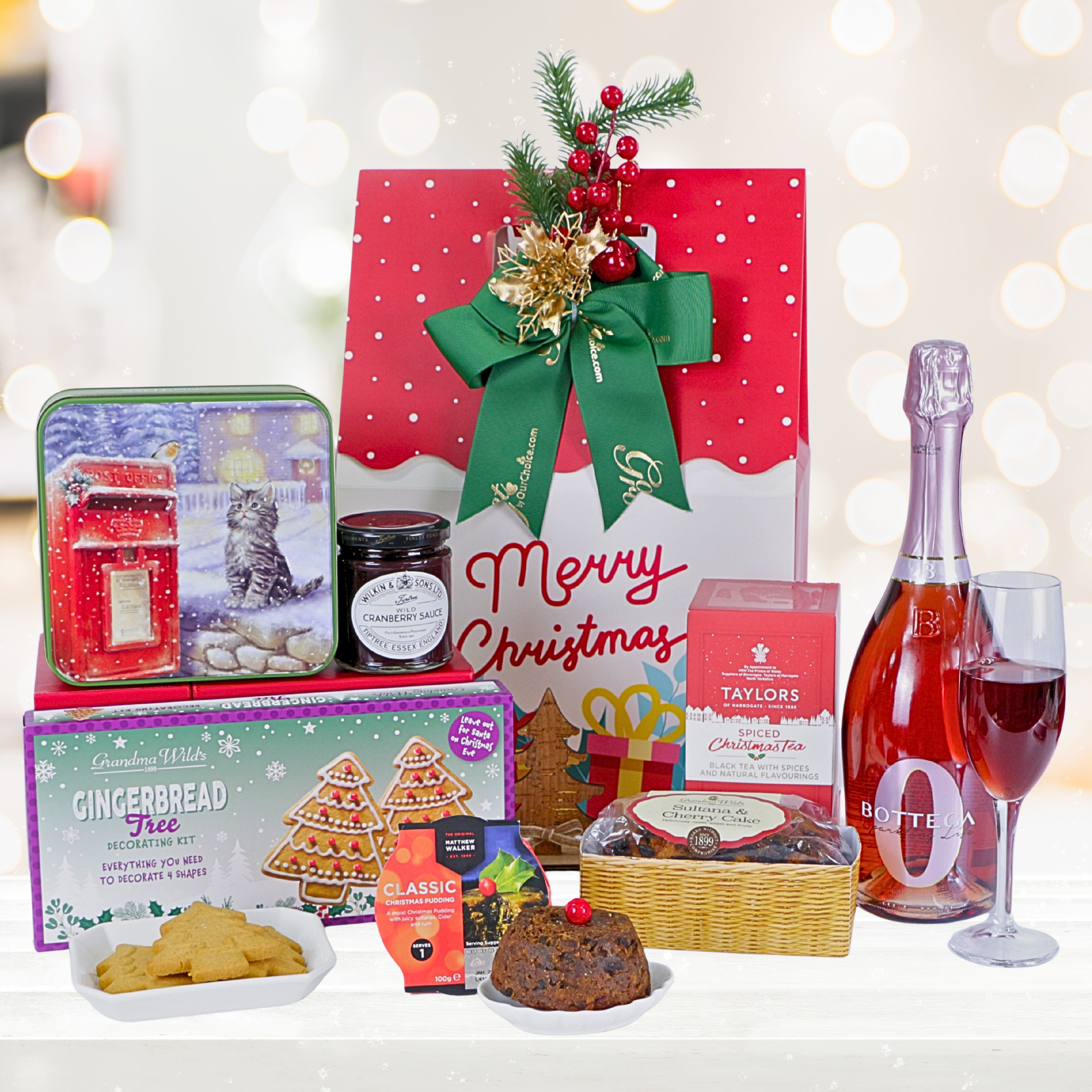 GG Merry Christmas Red & White Hamper – Gourmet Grocery OurChoice for ...