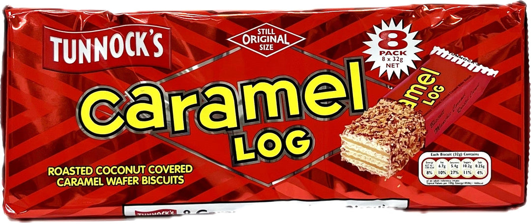 TUNNOCK'S Caramel Log 8 x 32g