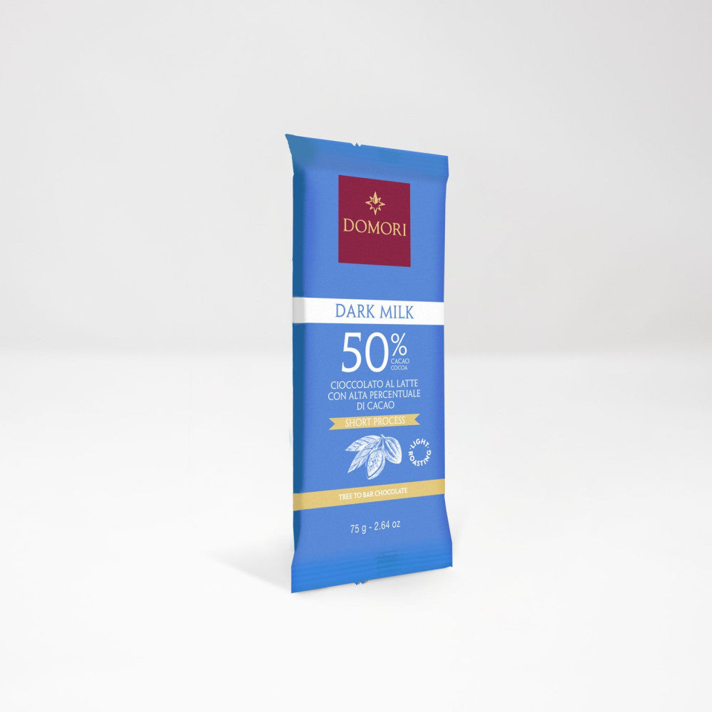 Domori Dark Milk 50% Chocolate Bar - 75g