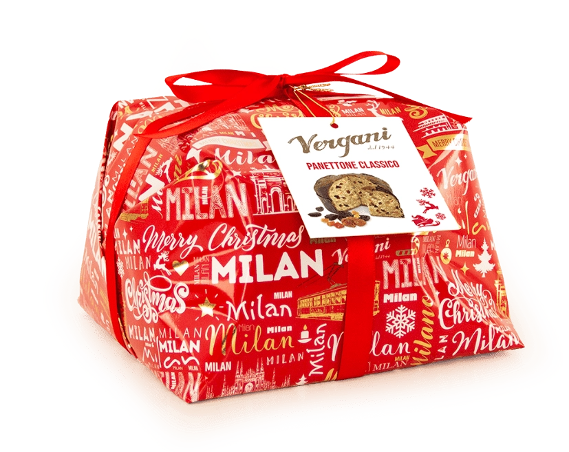 Vergani Traditional Panettone Hand Wrapped RED 500G/750G/1000G