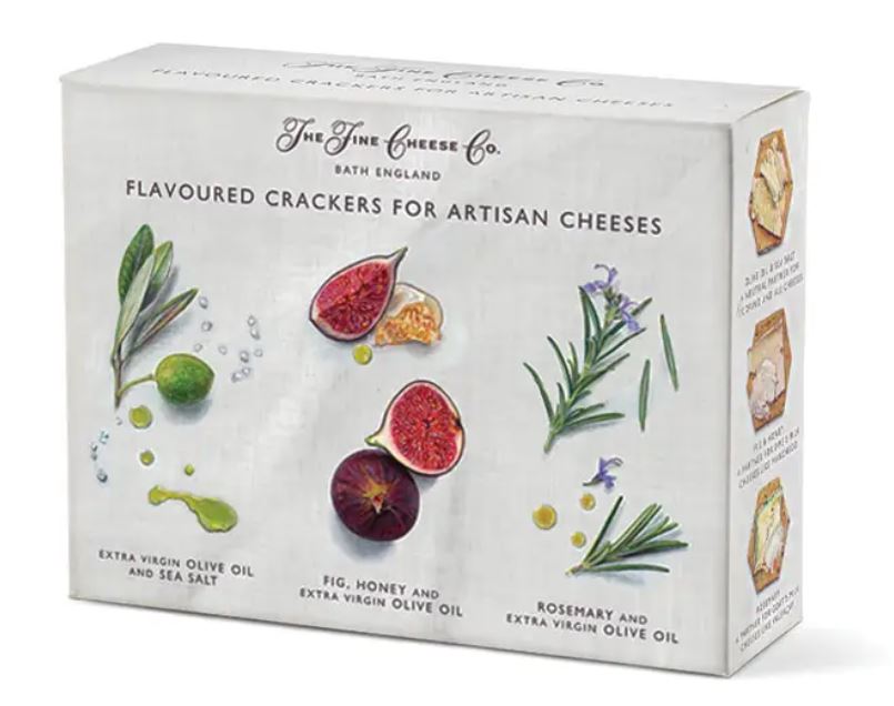 The Fine Cheese Flavoured Crackers for Artisan Cheeses 125g