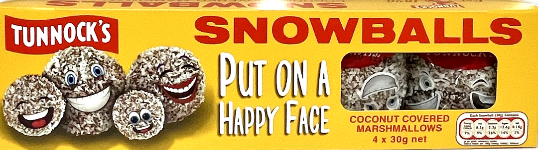 TUNNOCK'S SNOWBALLS 4 x 30g