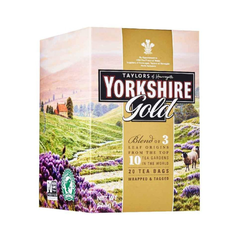 Yorkshire Gold Tea. 20 tea sachets in box