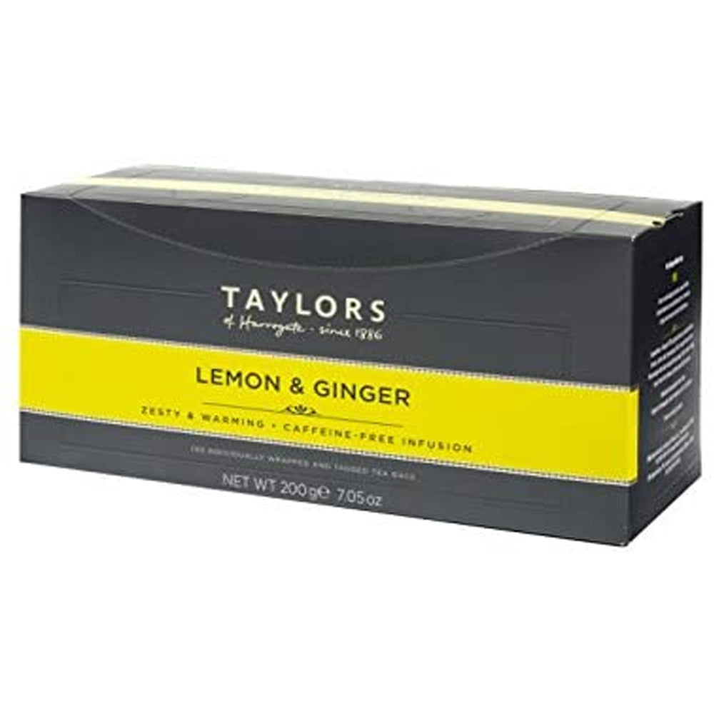 Taylors of Harrogate Lemon and Ginger Infusion Tea bag 100 sachets