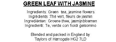 Taylors Of Harrogate Green Tea Leaf With Jasmine Caddy 125g