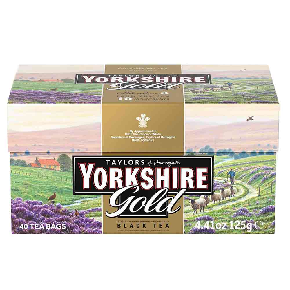 Taylors of Harrogate Yorkshire Gold 40 Tea Bags Specialty Online Shop –  Gourmet Grocery OurChoice for Food & Gifts