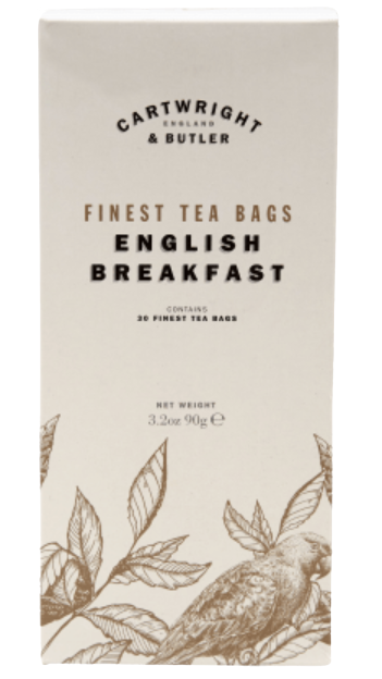 Cartwright & Butler English Breakfast Tea Bags in Carton 90g