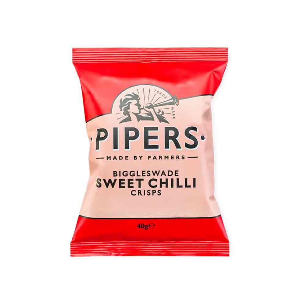 Biggleswade sweet chilli potato chips from Piper Crisp