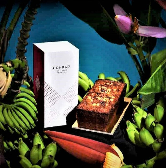 The Conrad Centennial Singapore’s Signature Royal Hazelnut Banana Cake