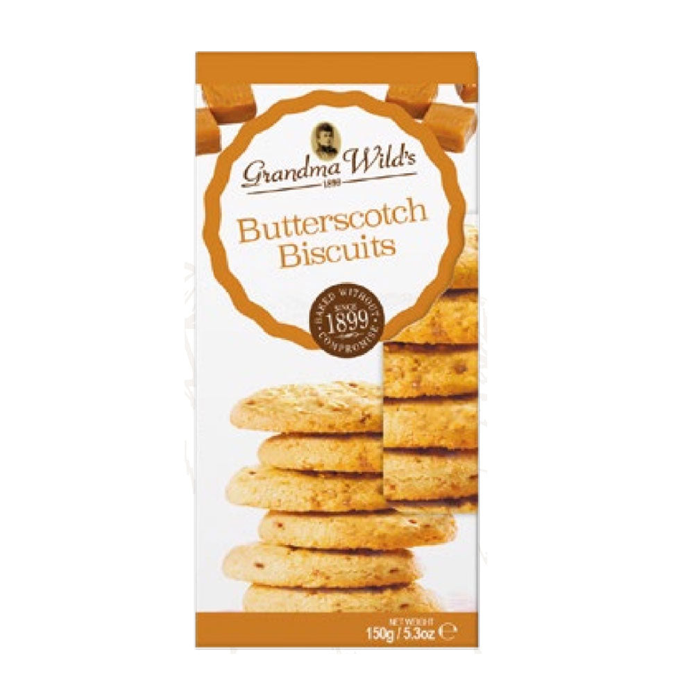 Grandma Wild's Butterscotch Biscuits Window Box 150g