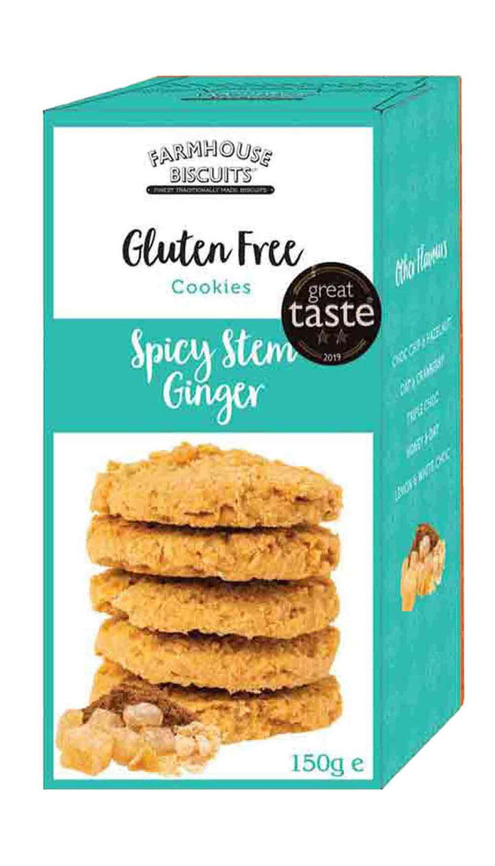 Farmhouse Biscuits Gluten-Free Spicy Stem Ginger Cookies 150g