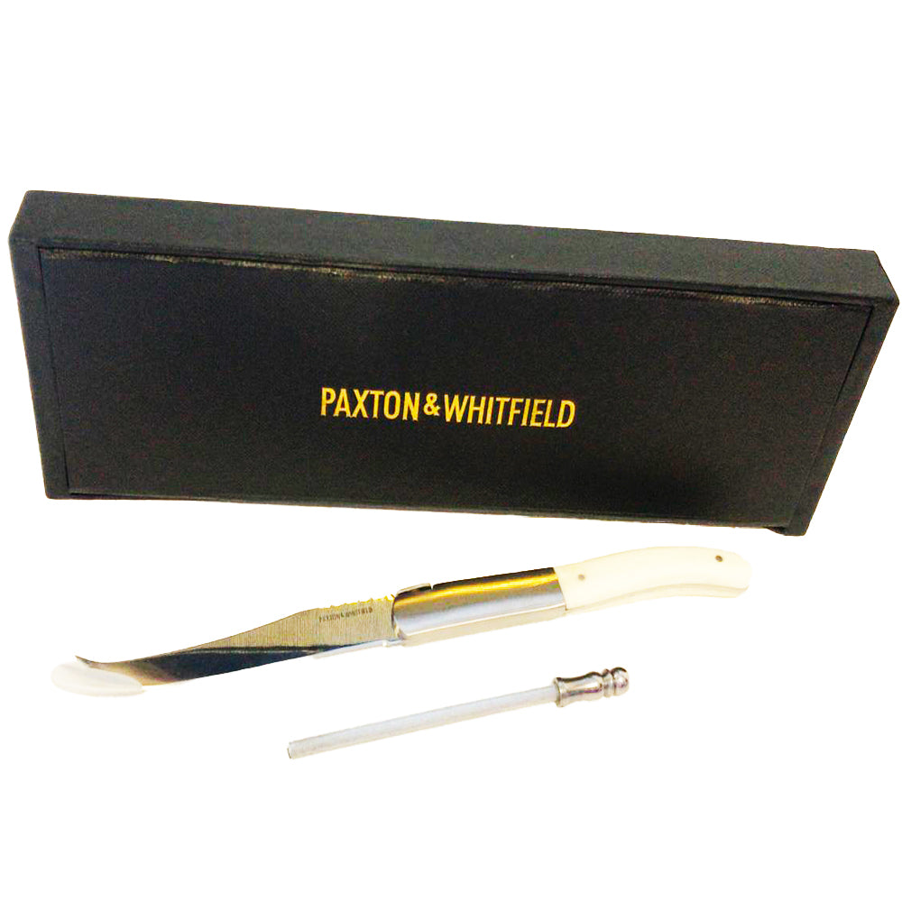 Paxton & Whitfield Cheese Knife & Sharpener Set