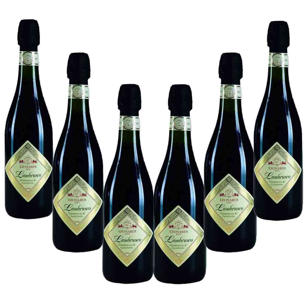 Leonardi Lambrusco Grasparossa DOC 750ml x 6