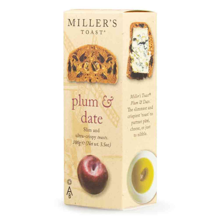 Artisan Biscuits Miller's Toast Plum & Date 100g