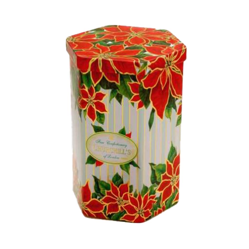 Churchill's Regency Poinsettia Mini White Chocolate & Raspberry Biscuits 225g