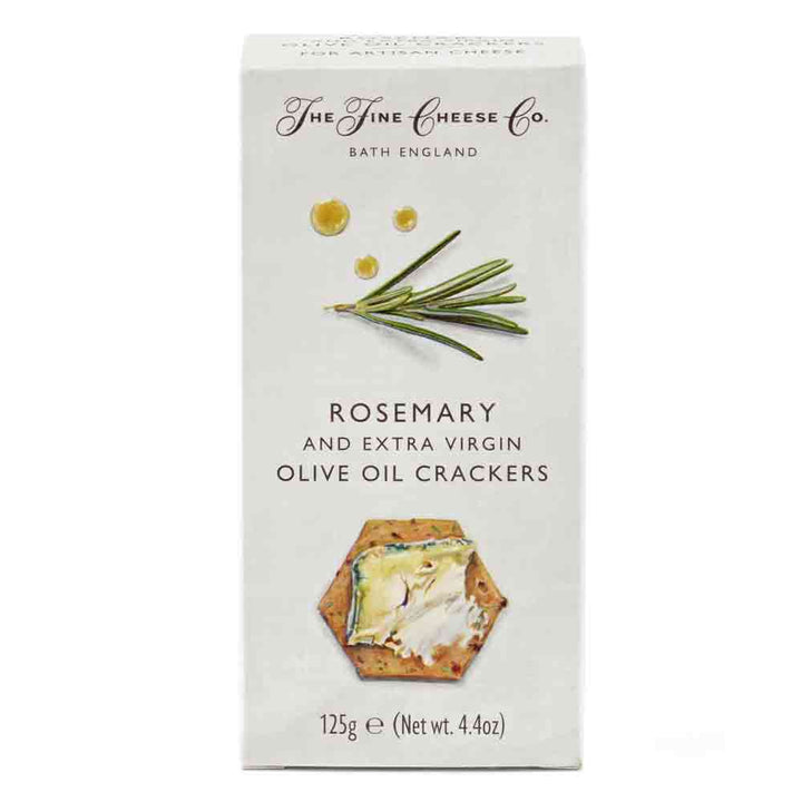 The Fine Cheese Co Rosemary and Extra Virgin Olive Oil Crackers 125g