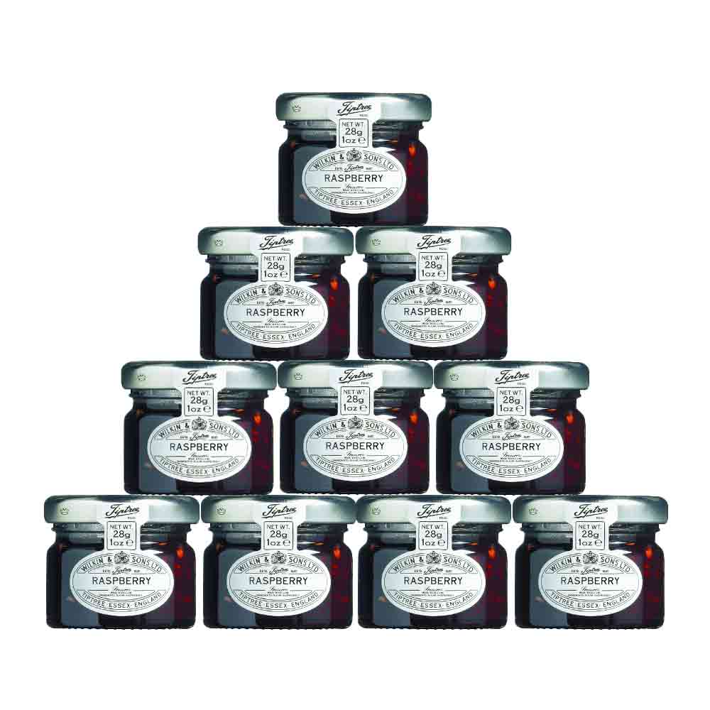 Tiptree Mini Raspberry Preserve 28g x 10 bottles