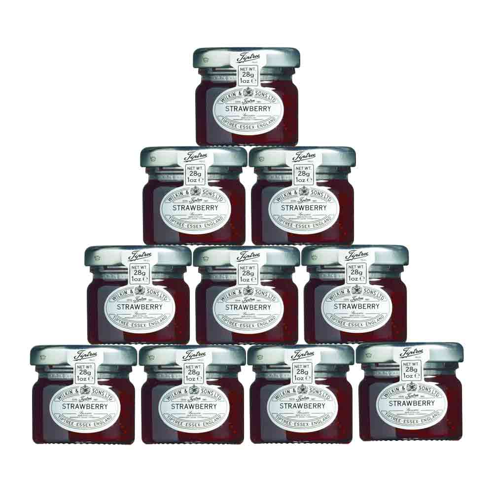 Tiptree Mini Strawberry Conserve 28g x 10 bottles