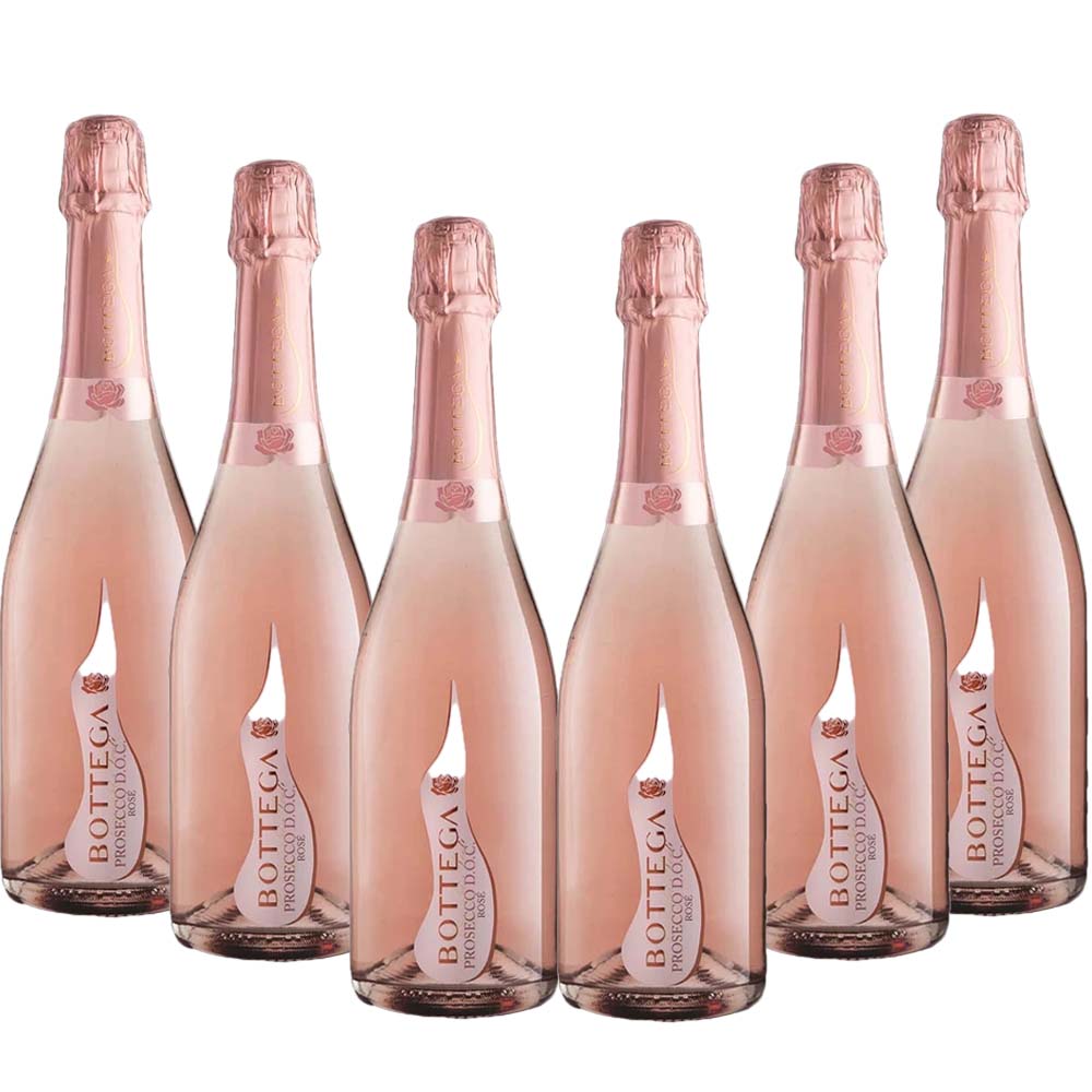 Bottega Prosecco DOC Rosé Spumante Brut 750ml x 6