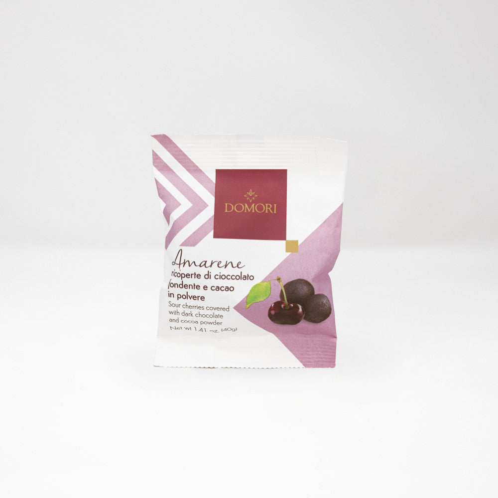 Domori Coated Sour Cherries 40g
