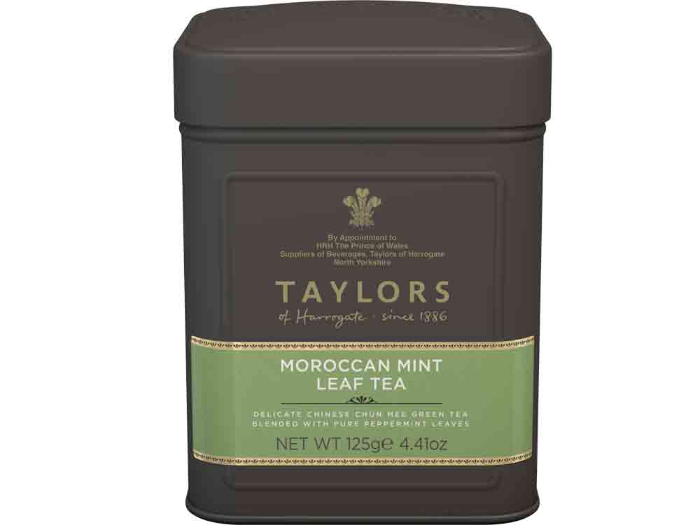 Taylors of Harrogate Moroccan Mint Green Tea Leaf Caddy 125g