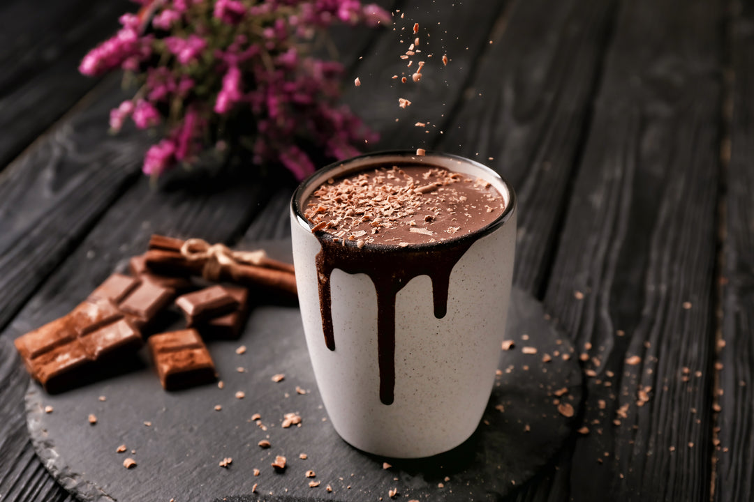 Simple Cold Chocolate Drink using Sloane's