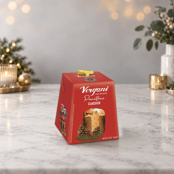 Vergani Panettone Classico 100g in Box (RED)