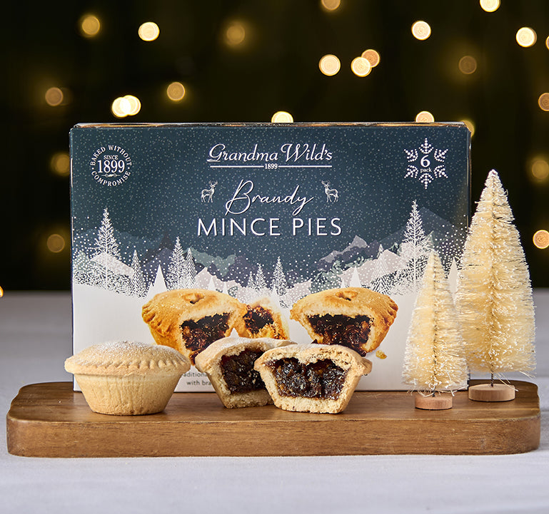 Grandma Wild's 6 Traditional Brandy Mince Pies [1015]