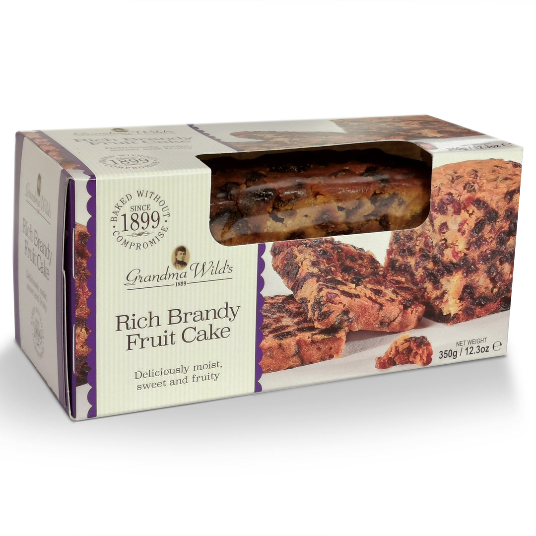 Grandma Wild's Rich Brandy Fruit Cake 350g