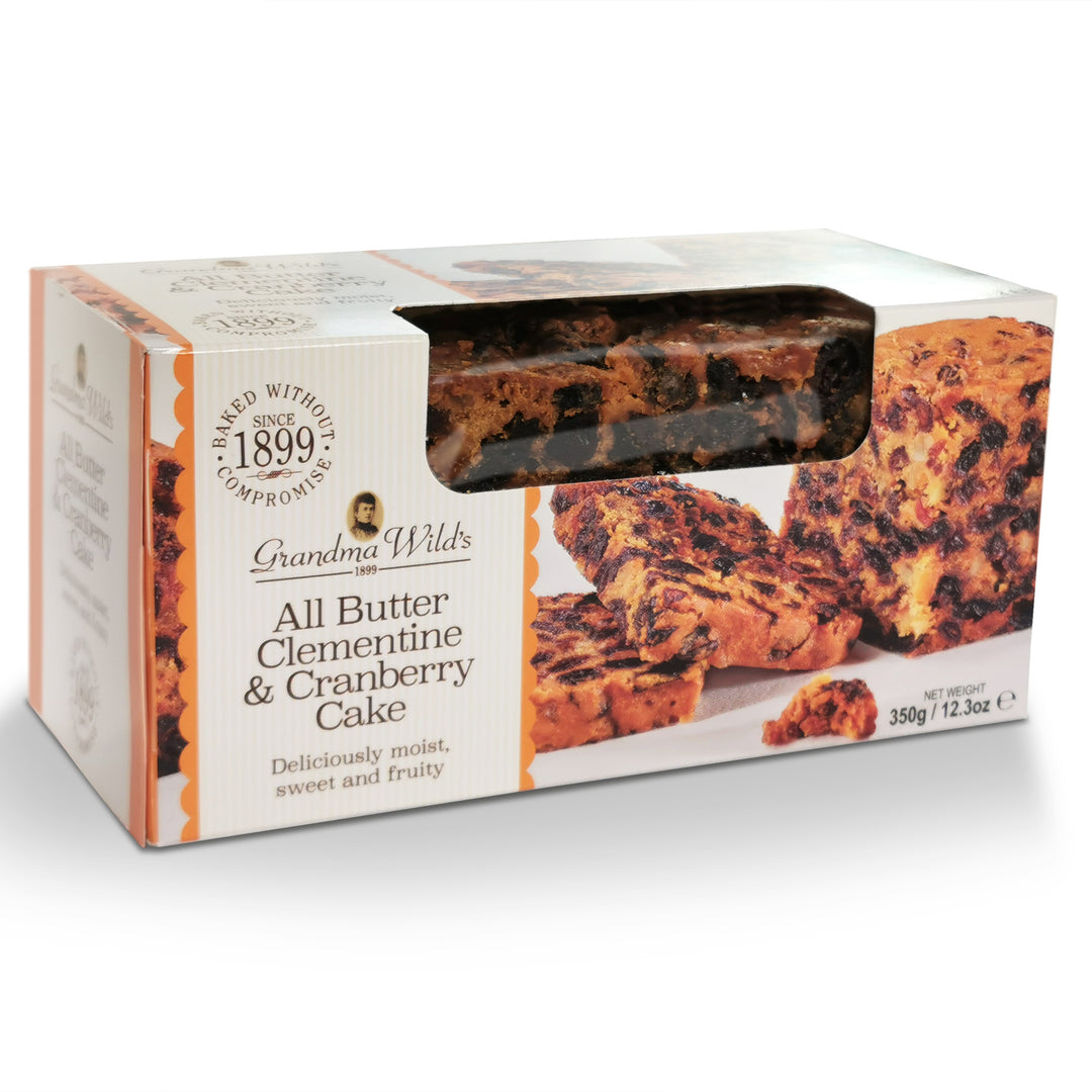 Grandma Wild's All Butter Clementine & Cranberry Cake 350g