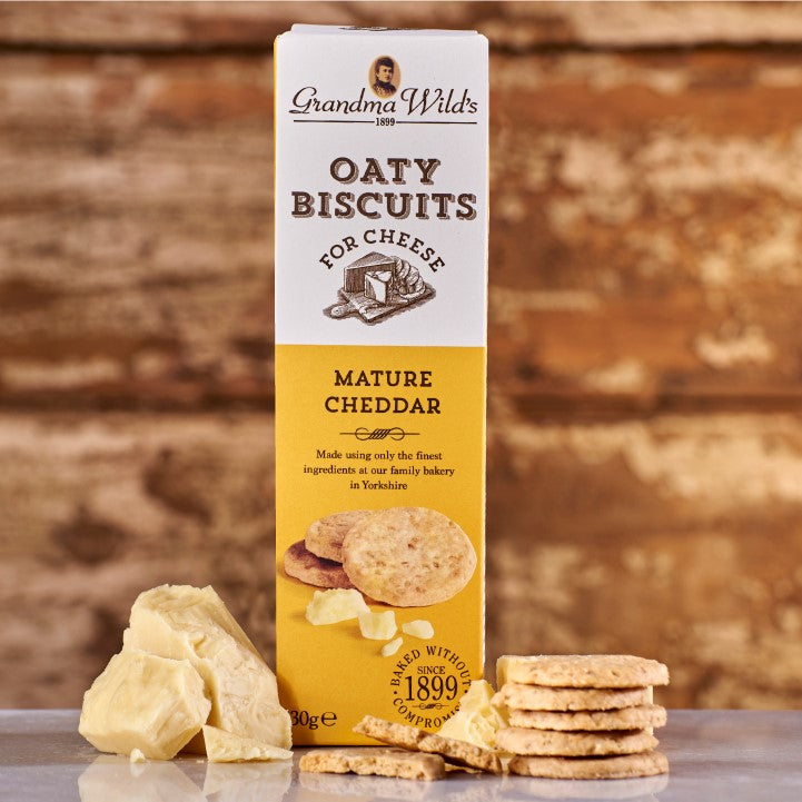 Savoury Biscuits for Cheese with Cheddar Cheese 130g