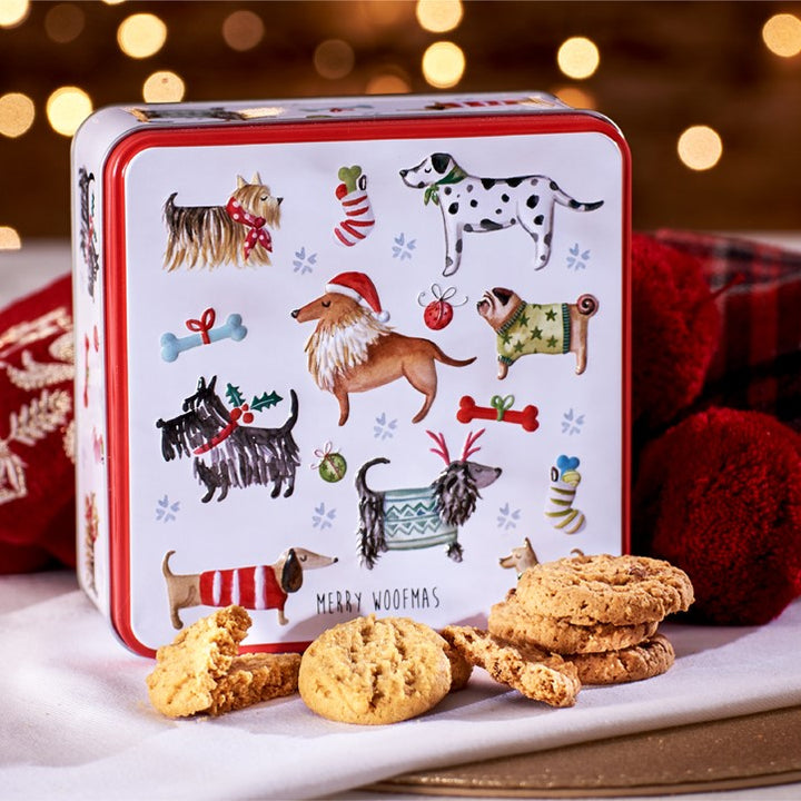 Grandma Wild's Embossed Merry Woofmas Tin 160g [1671]